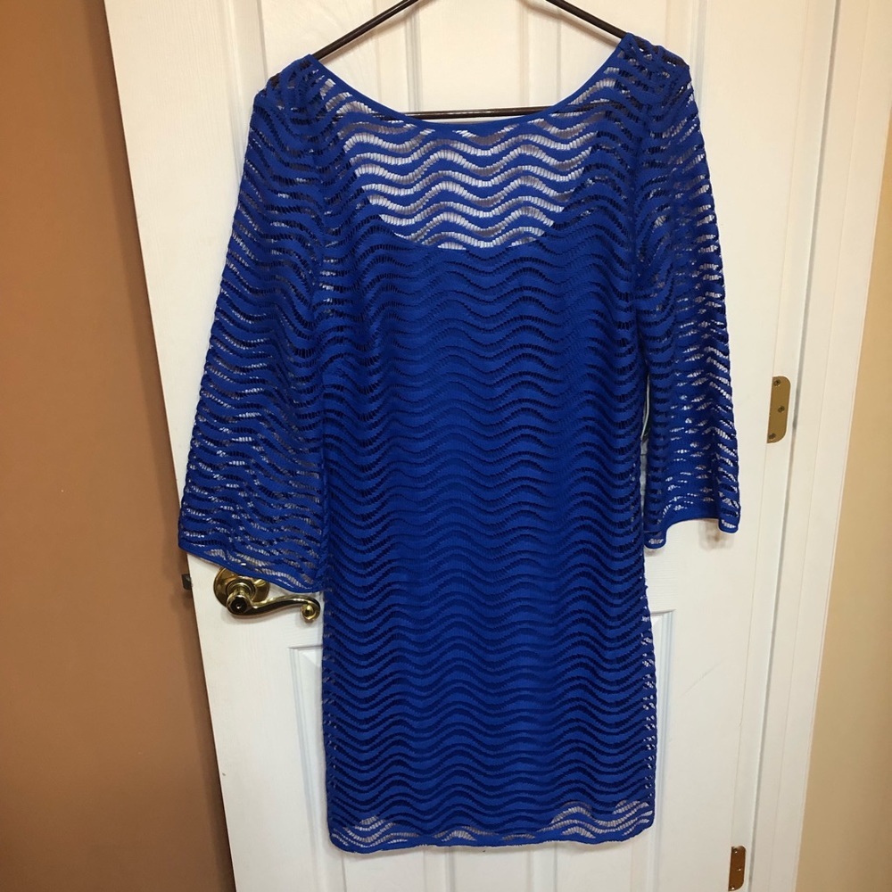 NWT Lilly Pulitzer Cobalt dress sz L